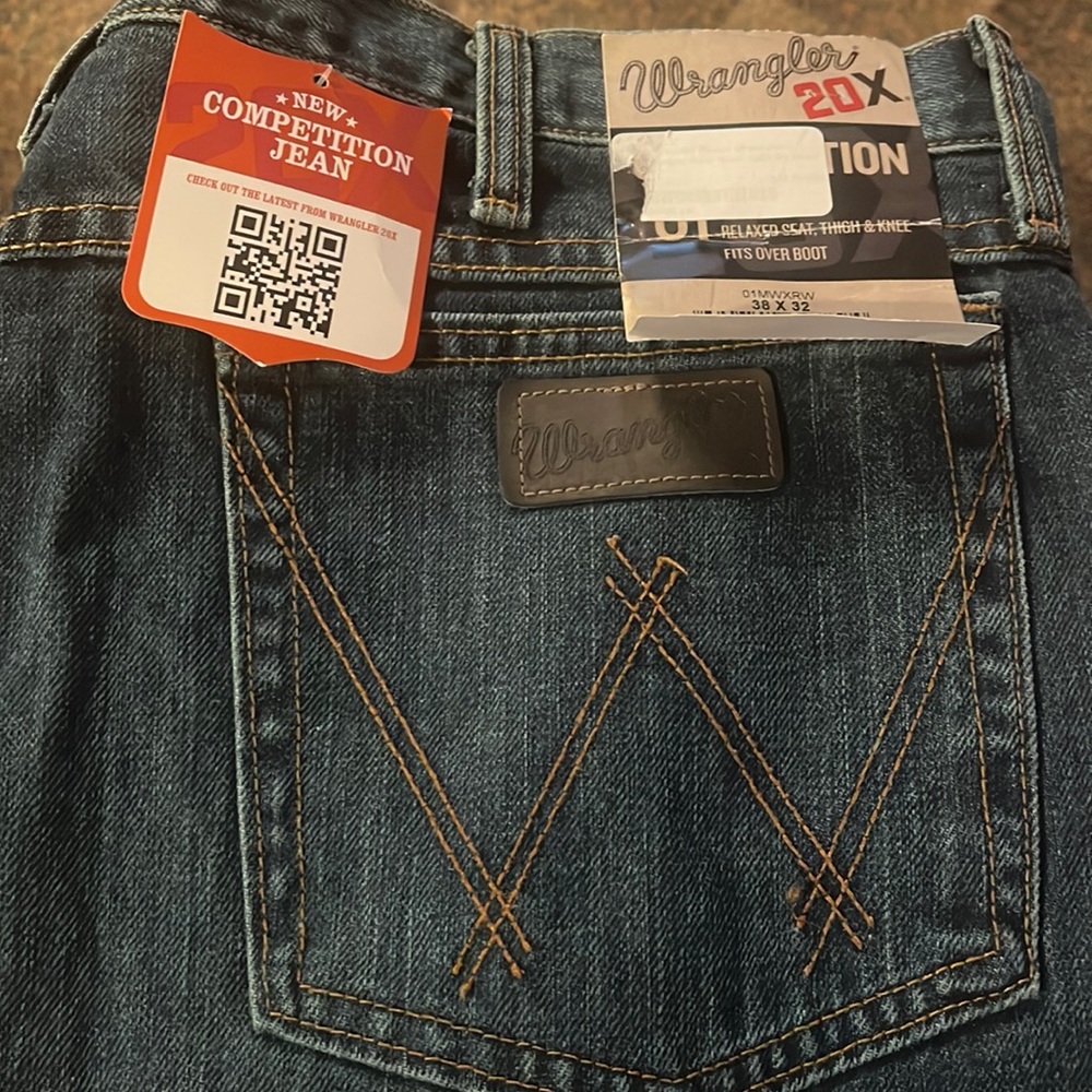 New w tags Wrangler 20x jeans
